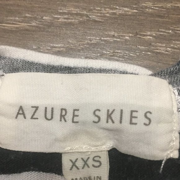 AZURE SKIES racer back stripe tank - Picture 3 of 4